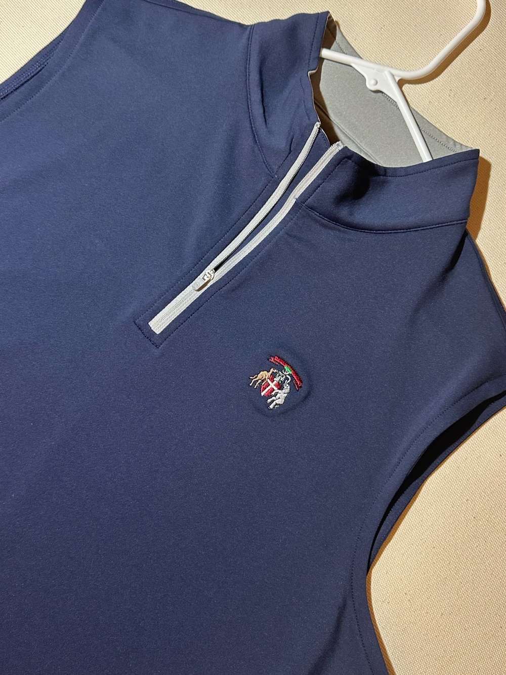 Peter Millar Navy Quarter-Zip Vest x Inverness Club - Toledo, OH